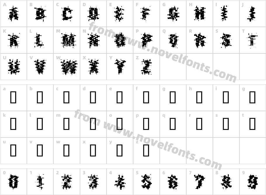 Crux NineCharacter Map