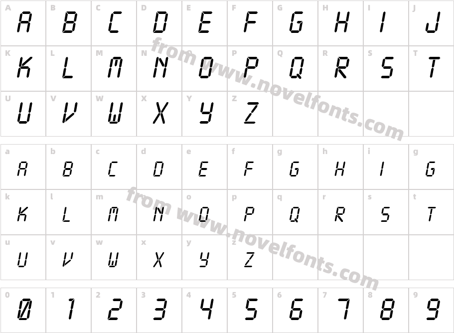 CrystalCharacter Map