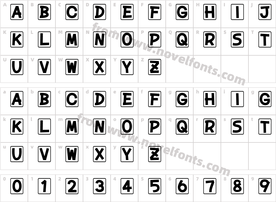 D DwonderlandWHITECharacter Map