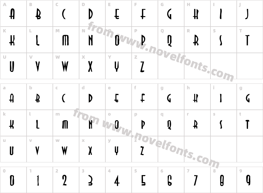 DTC DirtyM04Character Map