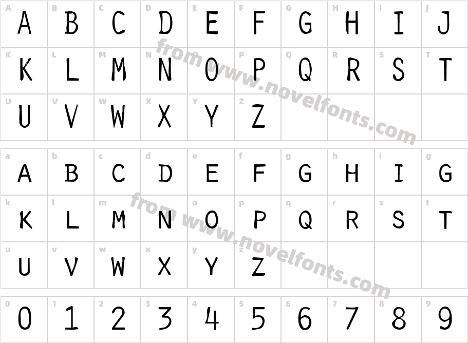 DTC DirtyM38Character Map