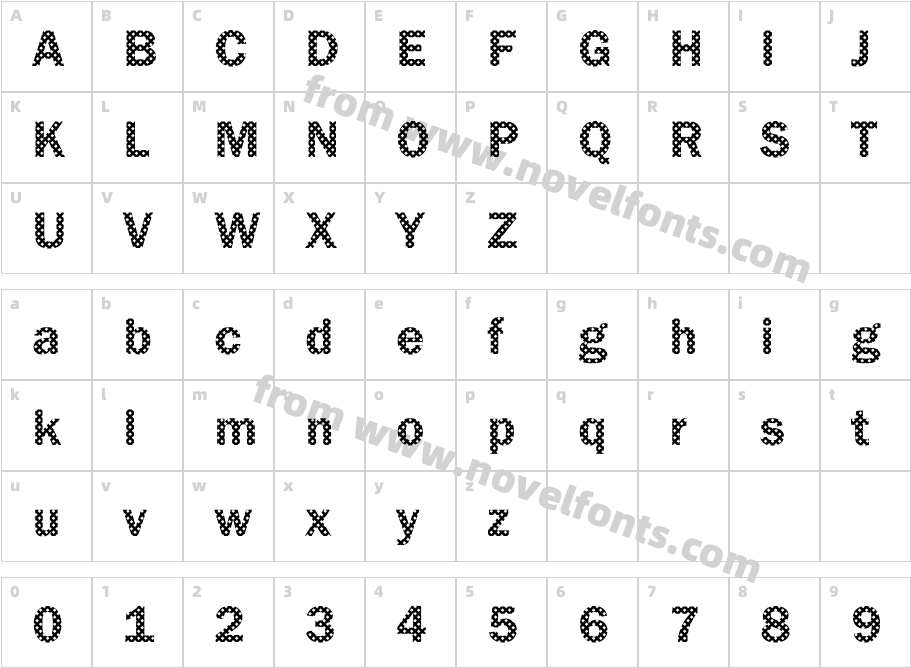 DTC Franklin GotM12Character Map