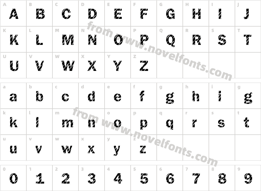 DTC Franklin GotM27Character Map