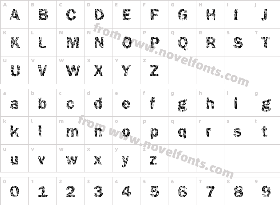 DTC FunkyM08Character Map