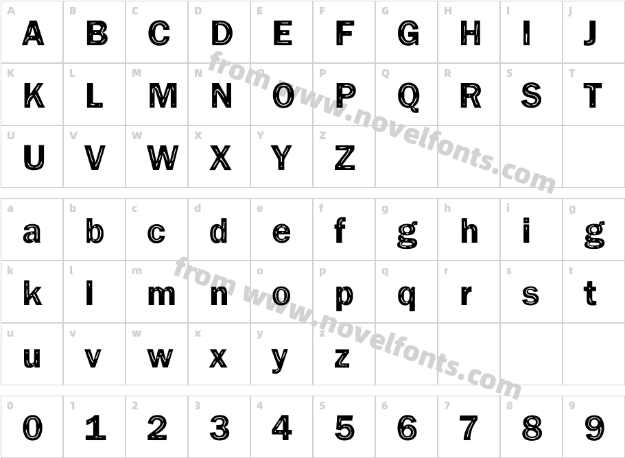 DTC FunkyM33Character Map