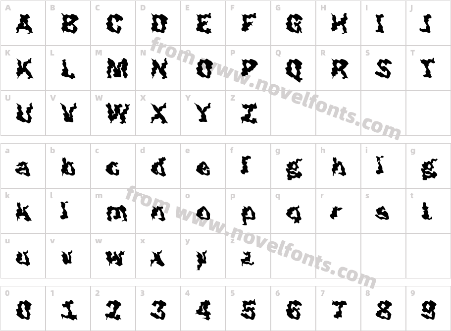 DTC FunkyM42Character Map