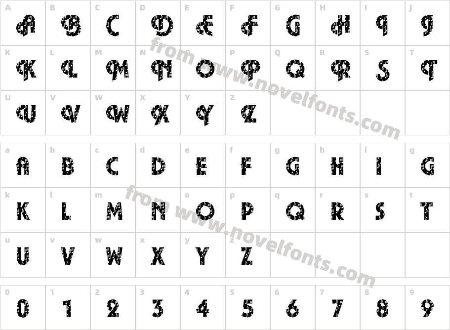 DTC PlazaM37Character Map