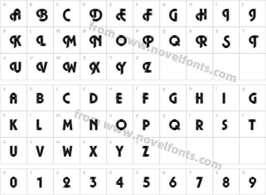 DTC PlazaM38Character Map