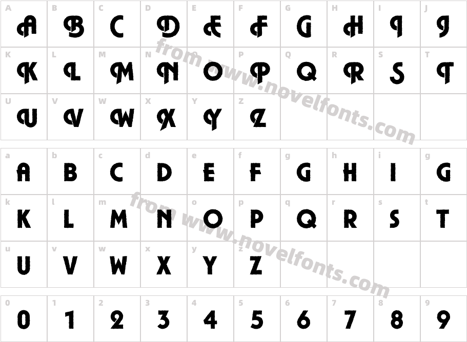 DTC PlazaM41Character Map