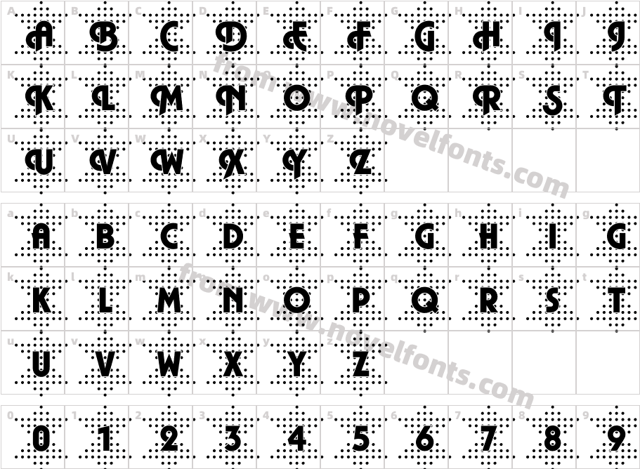 DTC PlazaM47Character Map