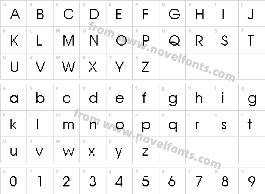 DTC RoughM02Character Map