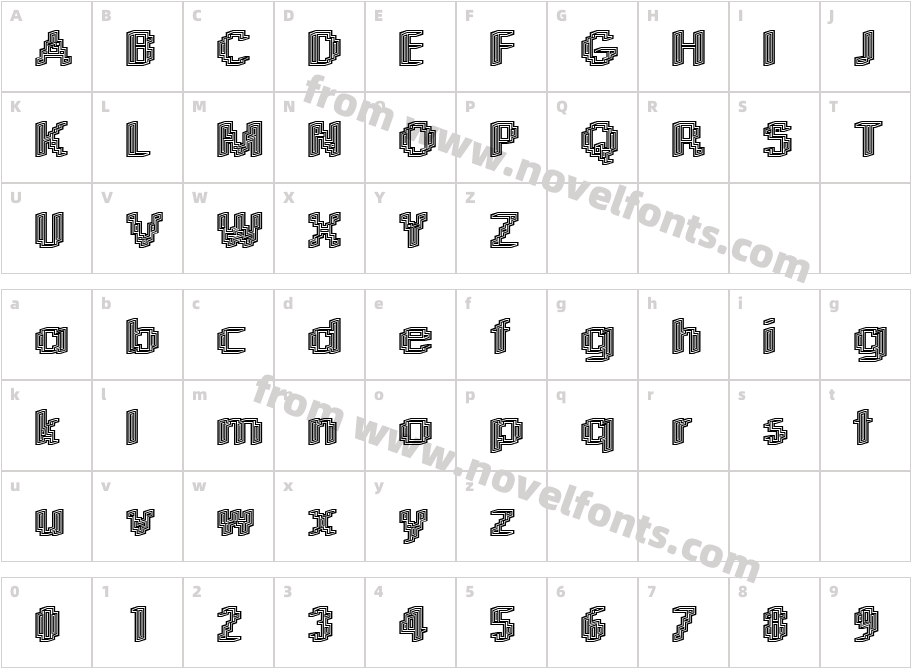 DTC RoughM04Character Map