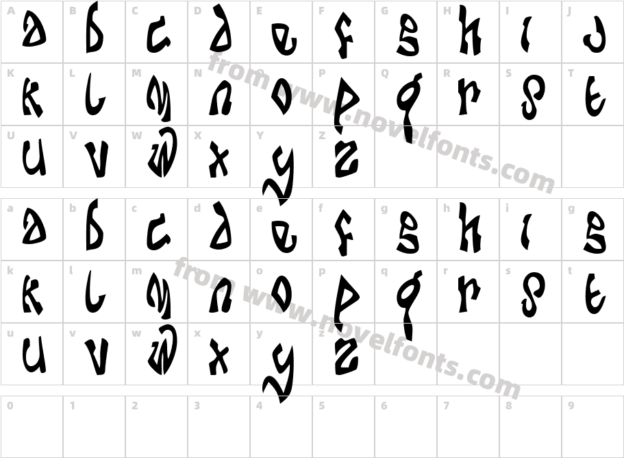 Da BombCharacter Map