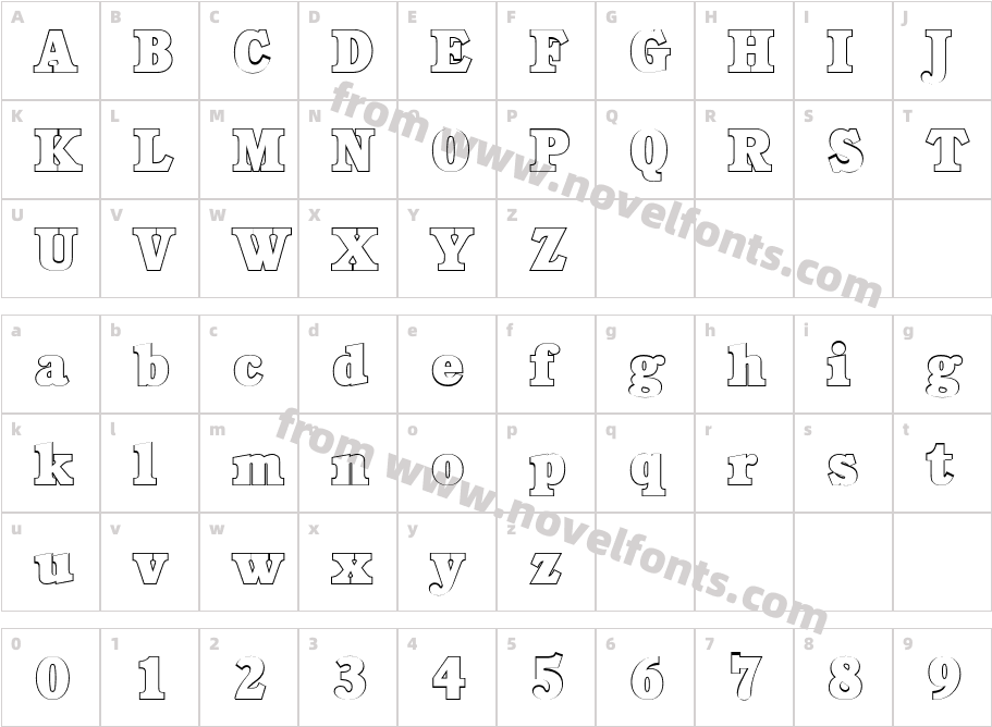 Daniel Becker Outline HeavyCharacter Map