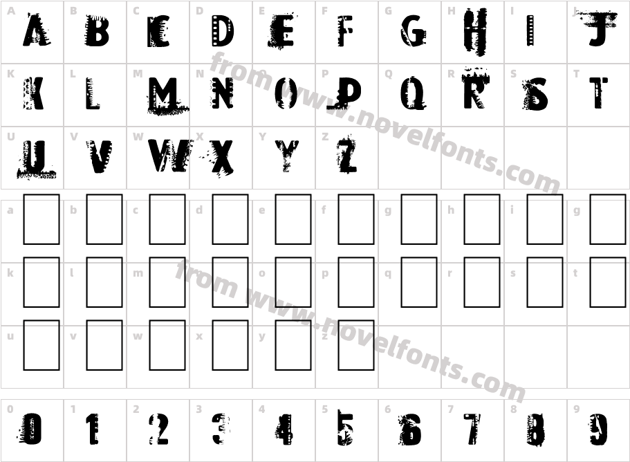 Dark RoomCharacter Map