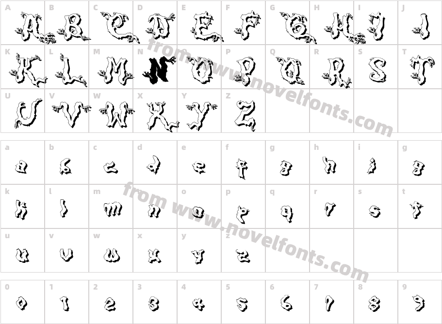 DarkwoodShad2Character Map