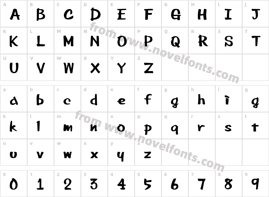 Bee Marker InkCharacter Map