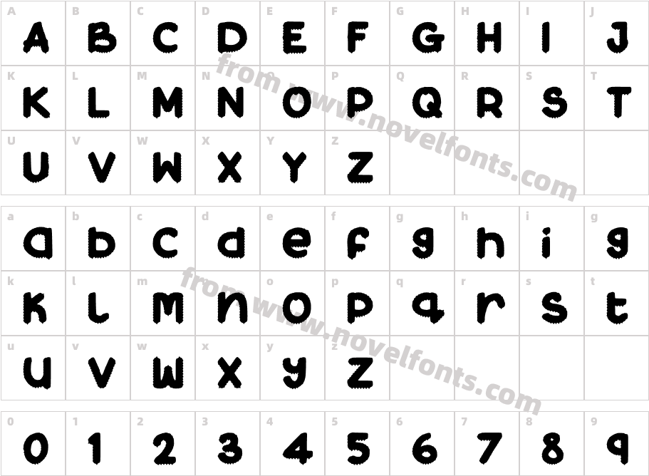 BeeYourShelfCharacter Map