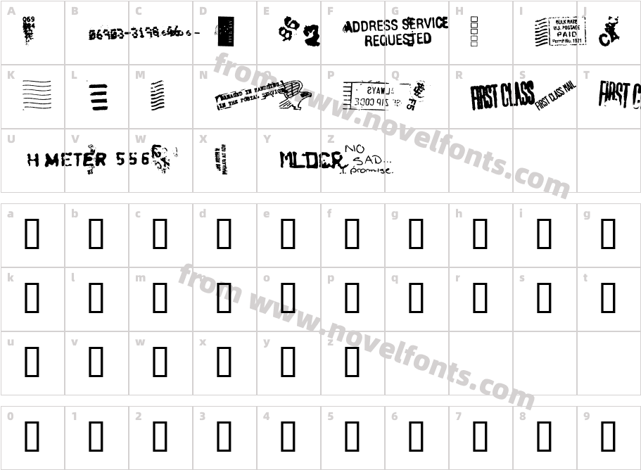 Dead Letter Office FifteenCharacter Map