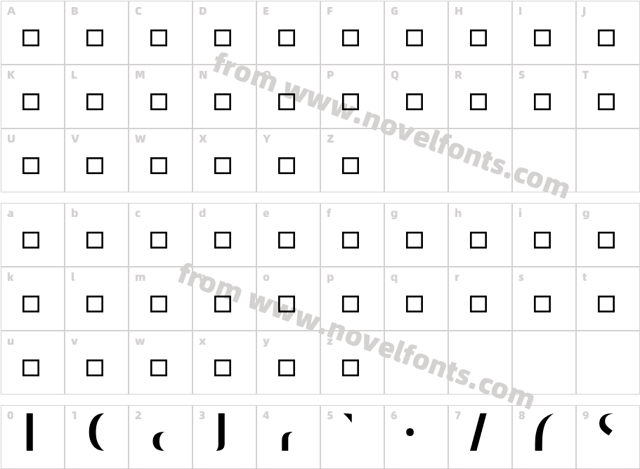 DecoderCharacter Map