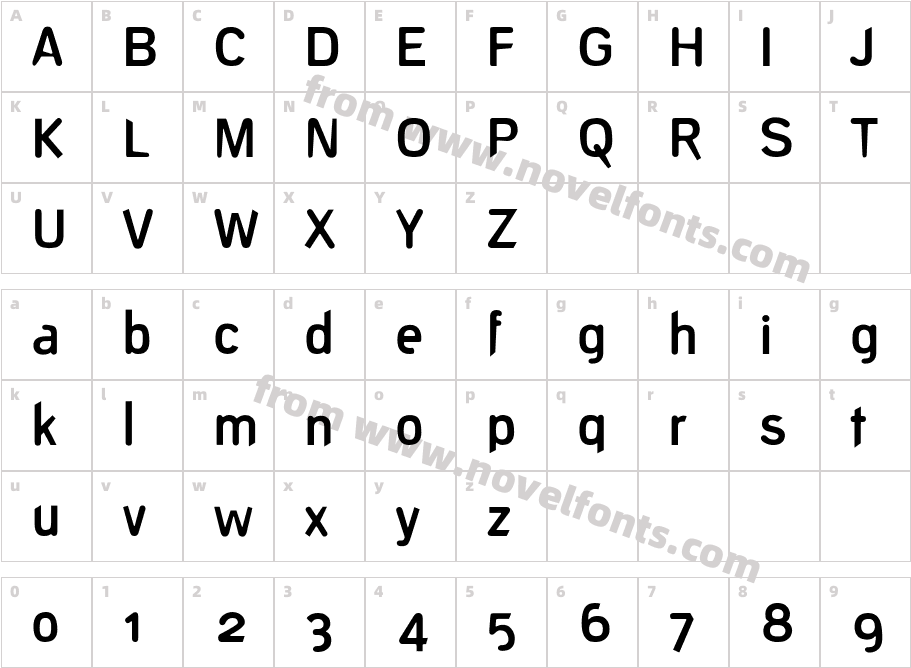 Decon Struct BoldCharacter Map