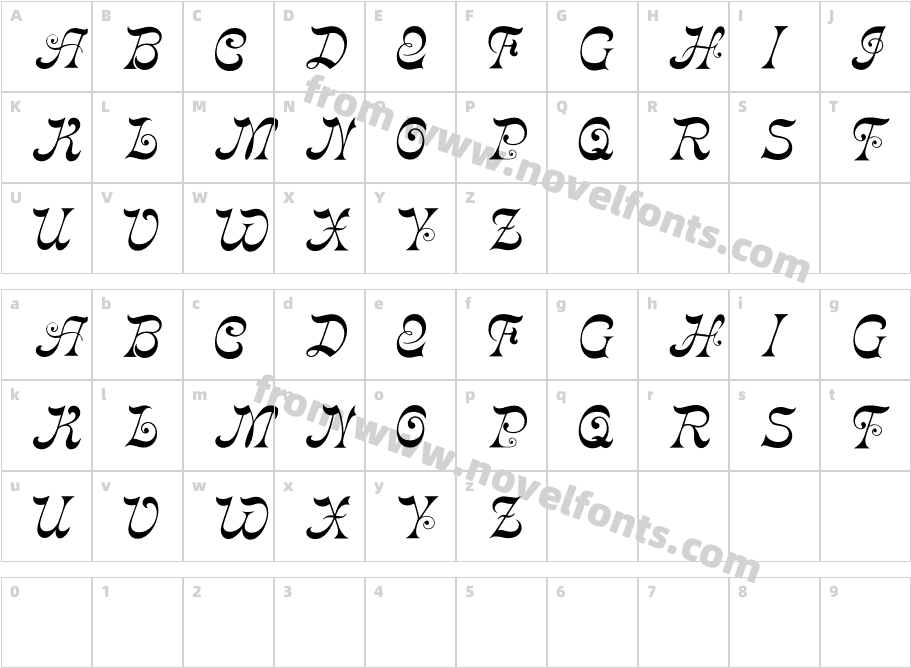 DerniereCharacter Map