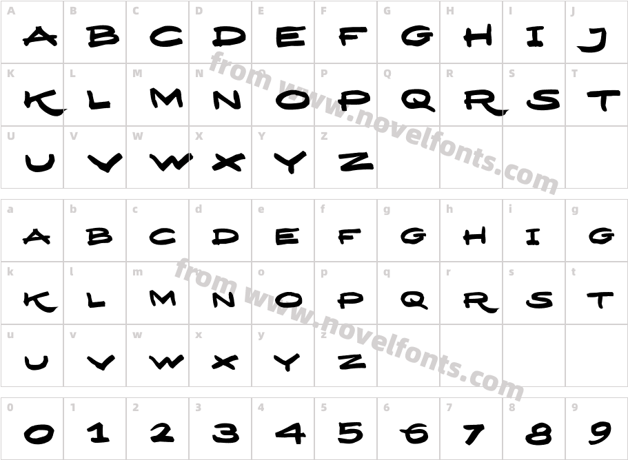 Designer Script Caps PDFCharacter Map