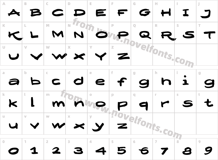 Designer Script Plain PDFCharacter Map