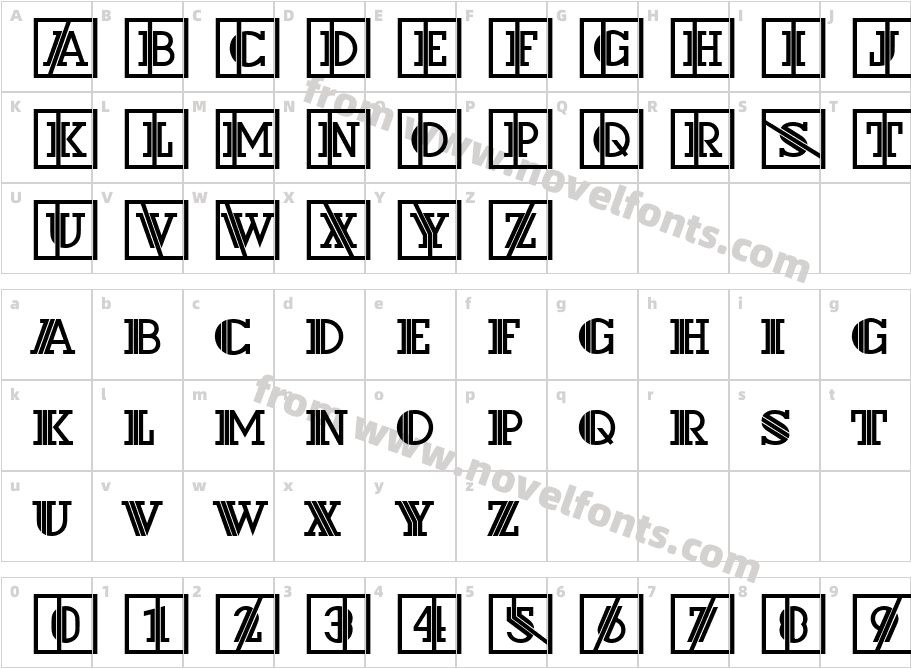 Dextor_ Becker_ InitialsCharacter Map