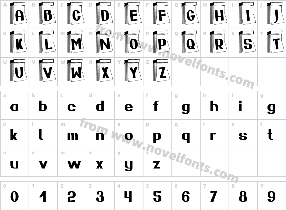 Diary BeckerCharacter Map