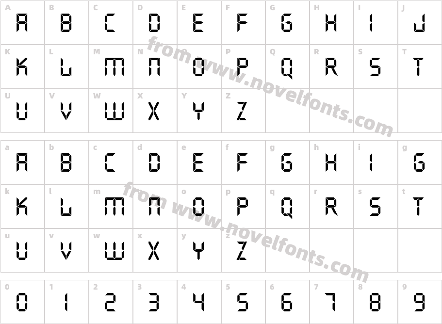 DigifaceCharacter Map