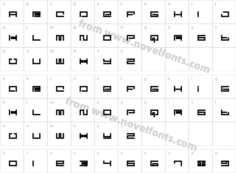 DigitCharacter Map