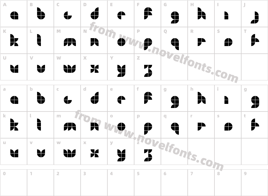 DigiticaCharacter Map