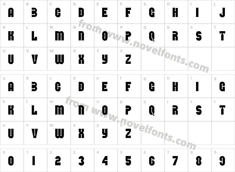 Direction RegularCharacter Map