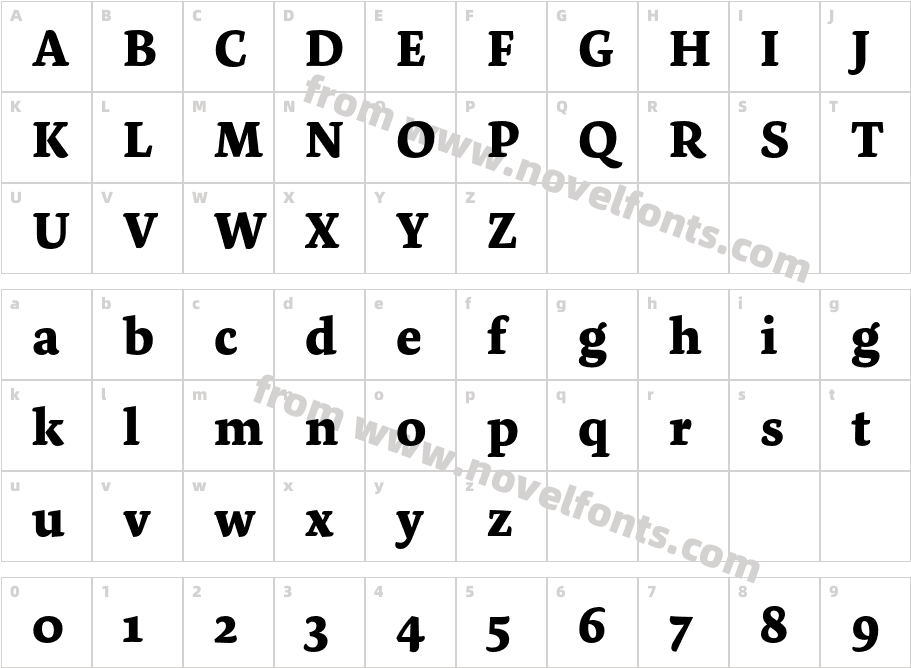 Dolly Pro BoldCharacter Map