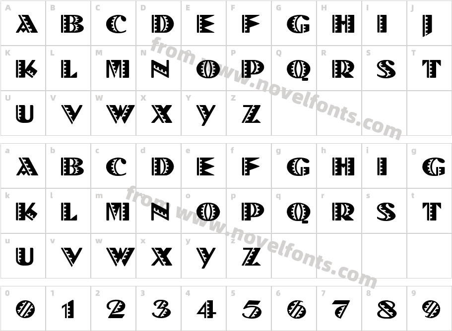 Dolmen Decorated RegularCharacter Map