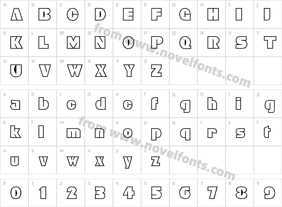 DominoCharacter Map