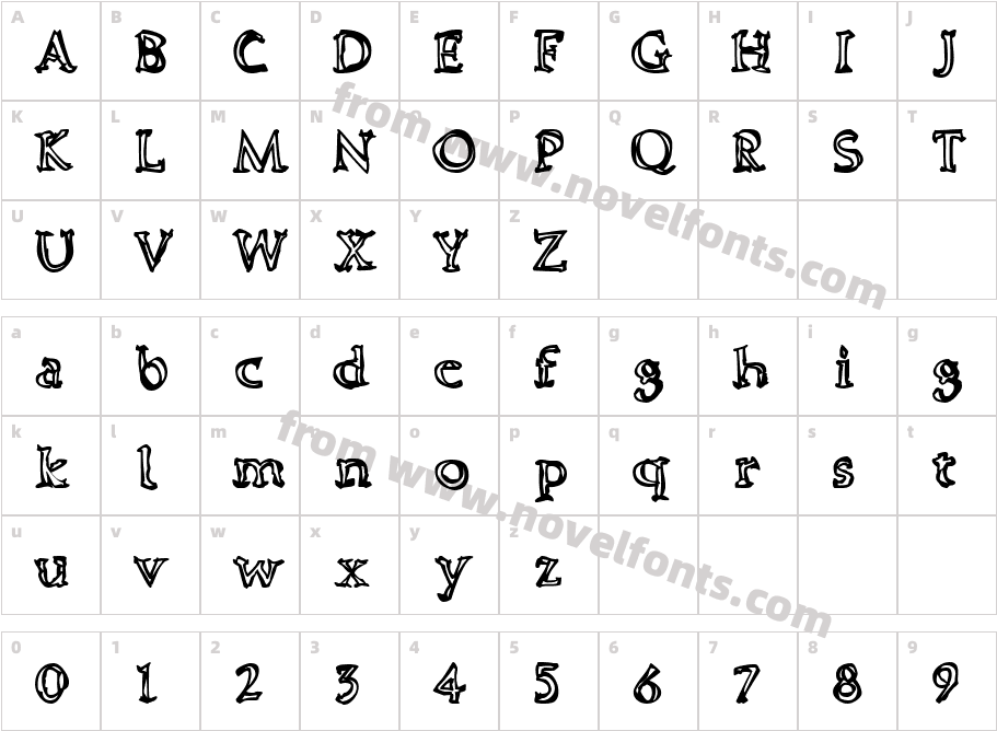 DooddleCharacter Map