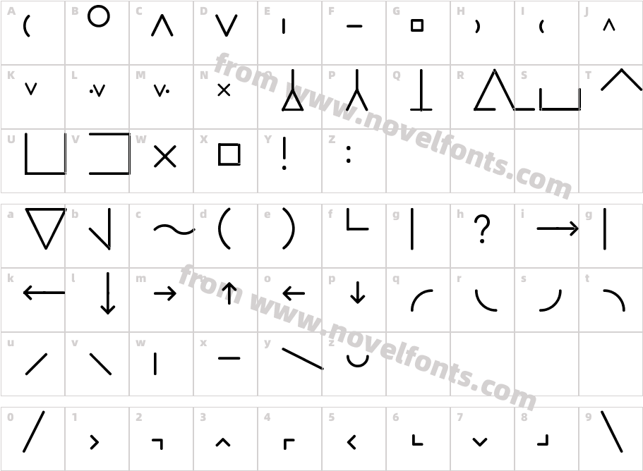 Drag Drop BlissCharacter Map