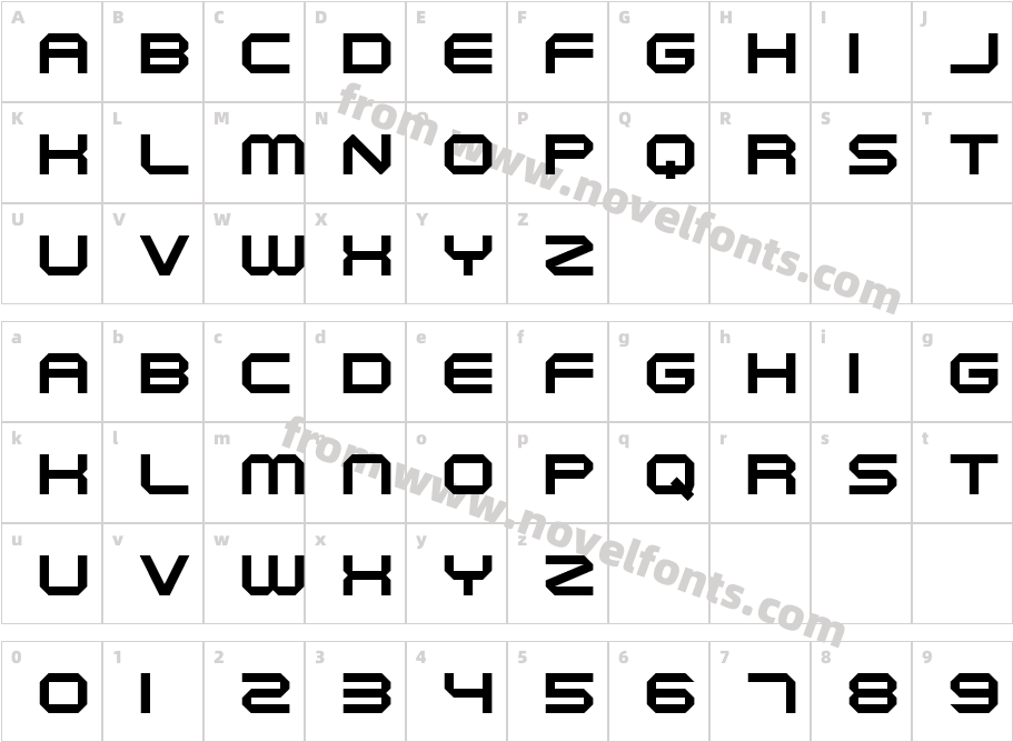 Durandal FlatCharacter Map