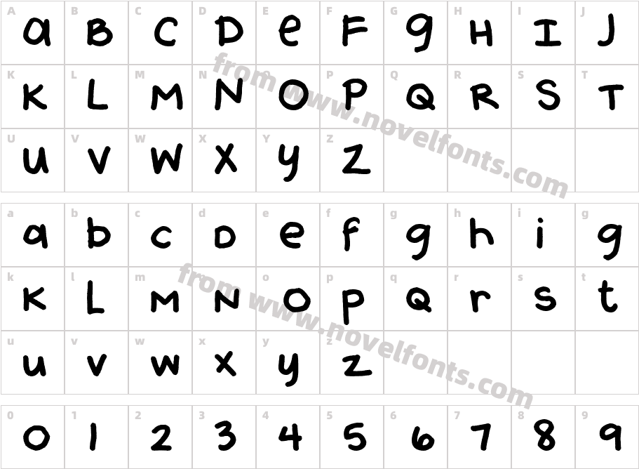 EK HoneybeeCharacter Map