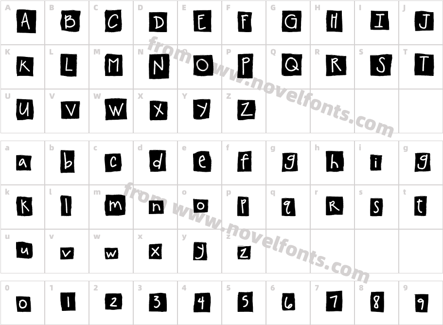 EK SummerCharacter Map