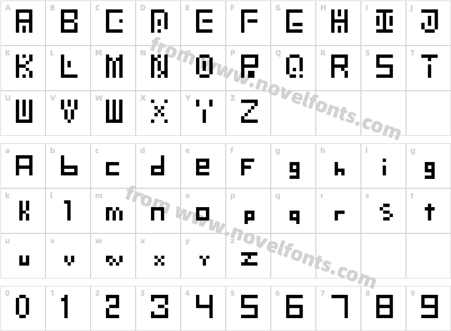 EPIC V.1 RegularCharacter Map