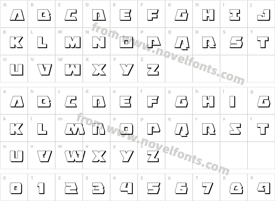 Eagle Strike 3DCharacter Map