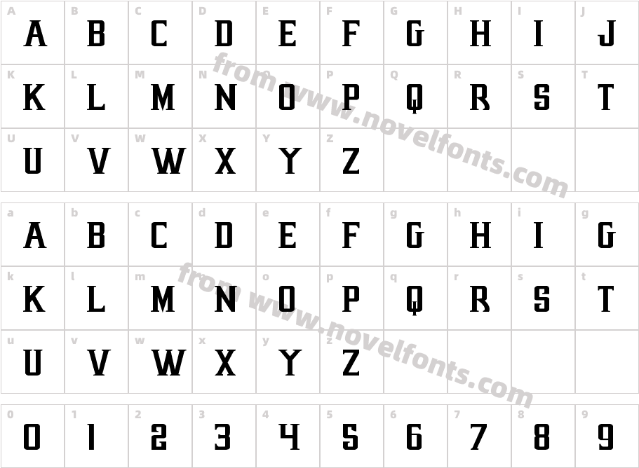 Earthrealm RegularCharacter Map