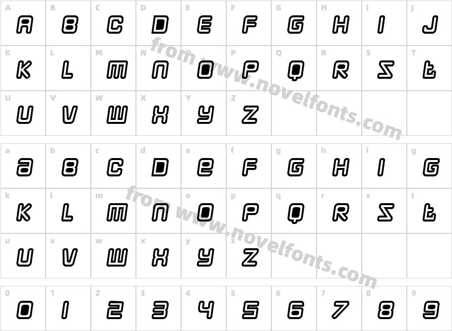 Echo ParkCharacter Map