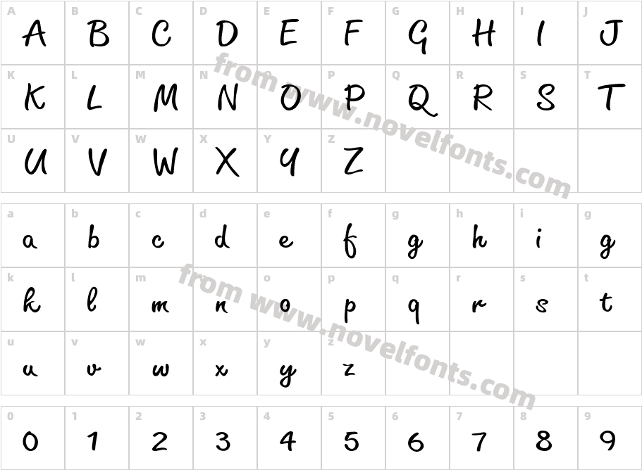 Eka SPCharacter Map