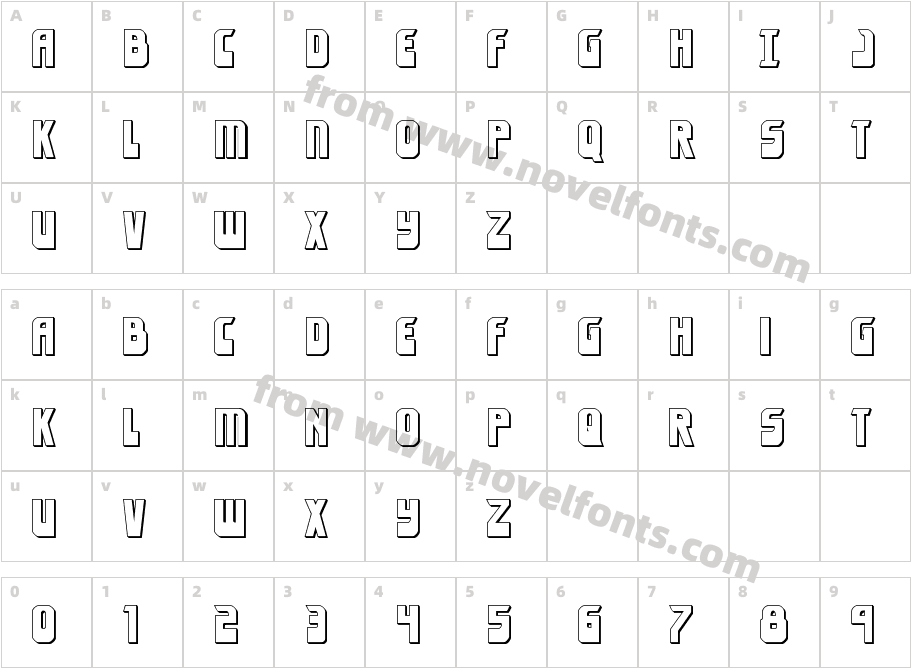 Eldebaran 3D RegularCharacter Map