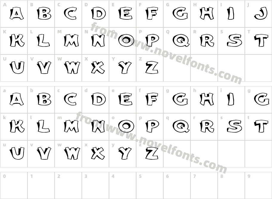 Elwood WdCharacter Map