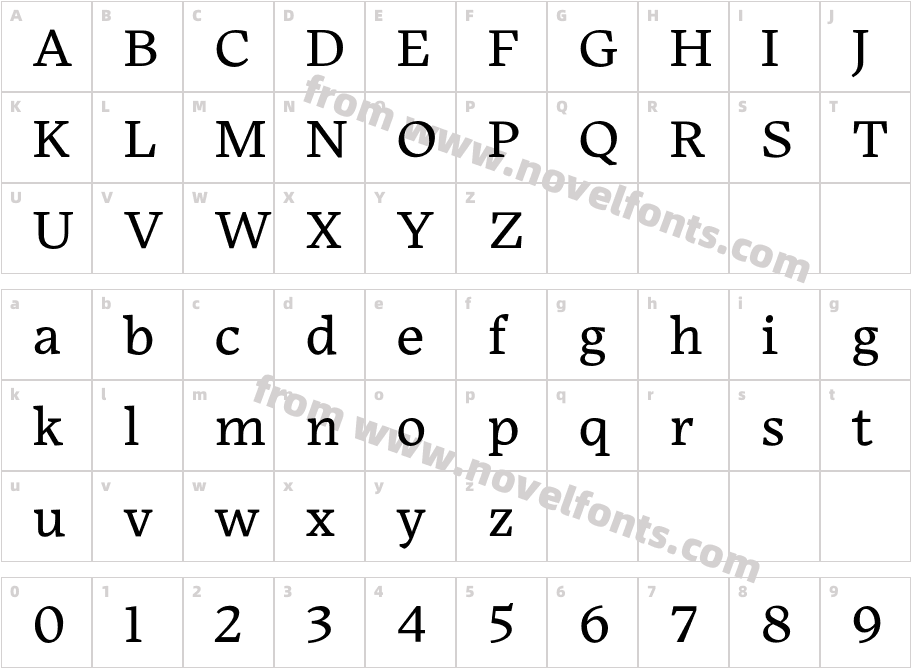 Embury Text BookCharacter Map